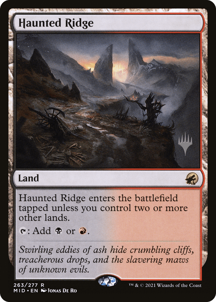 Haunted Ridge (Promo Pack) [Innistrad: Midnight Hunt Promos] Foil