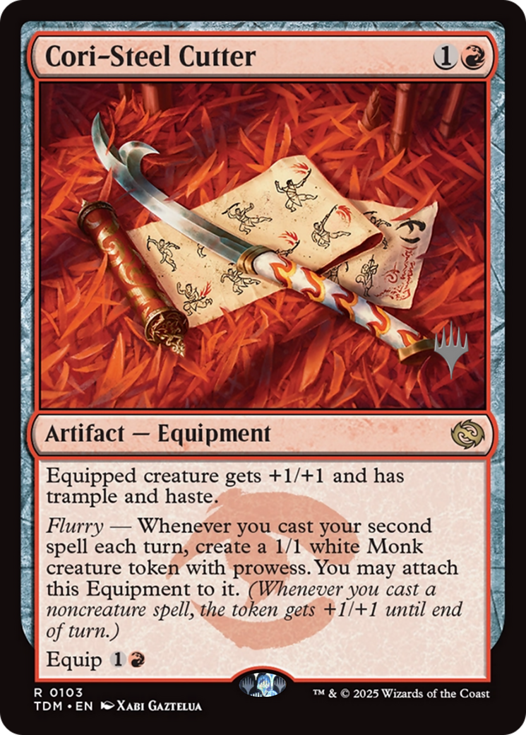 Cori-Steel Cutter (103) [Promo Pack: Tarkir: Dragonstorm]