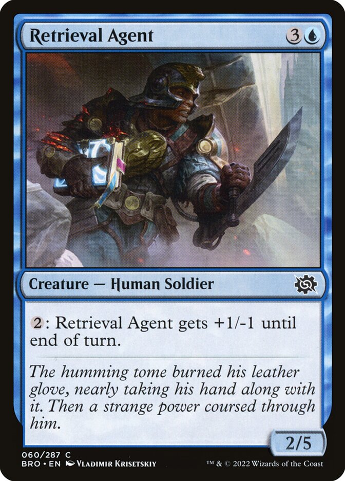 Retrieval Agent 60/287 (The Brothers' War)  - Foil
