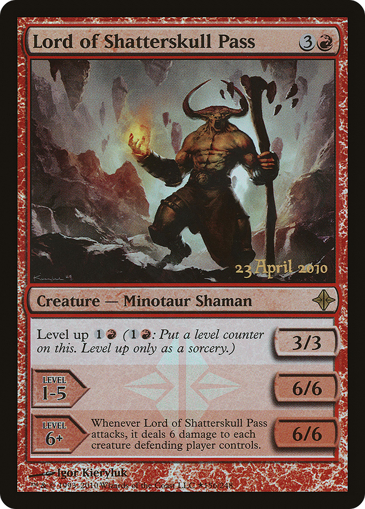 Lord of Shatterskull Pass [Rise of the Eldrazi Prerelease Promos]