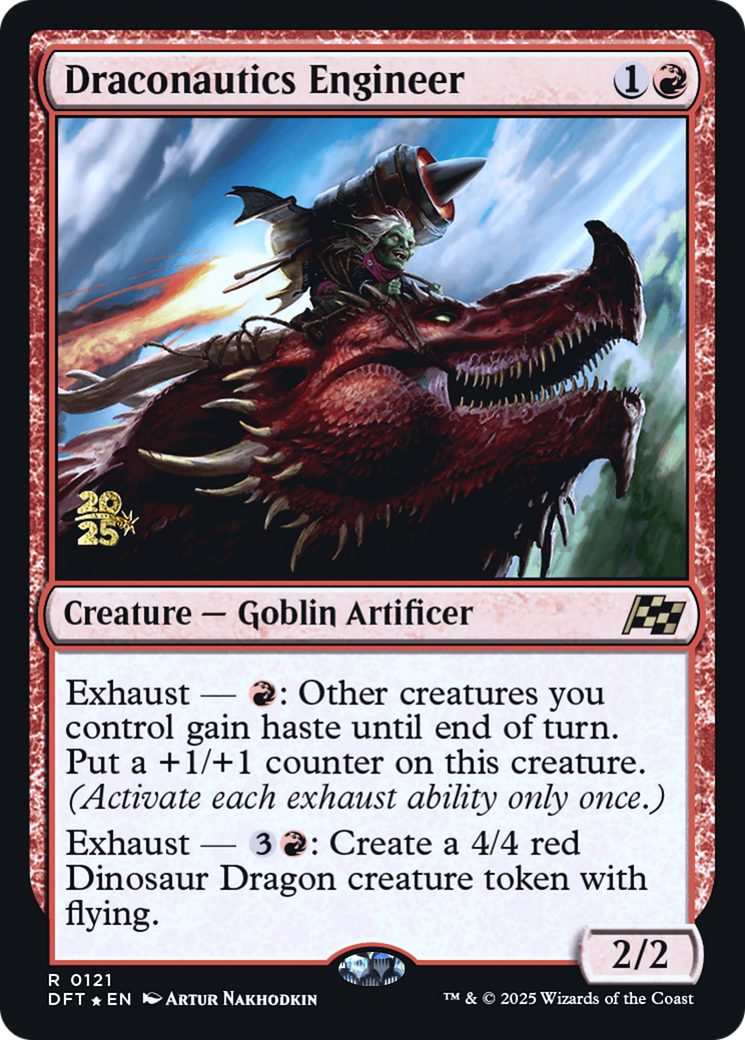Draconautics Engineer (-121) [Prerelease Cards]  Foil