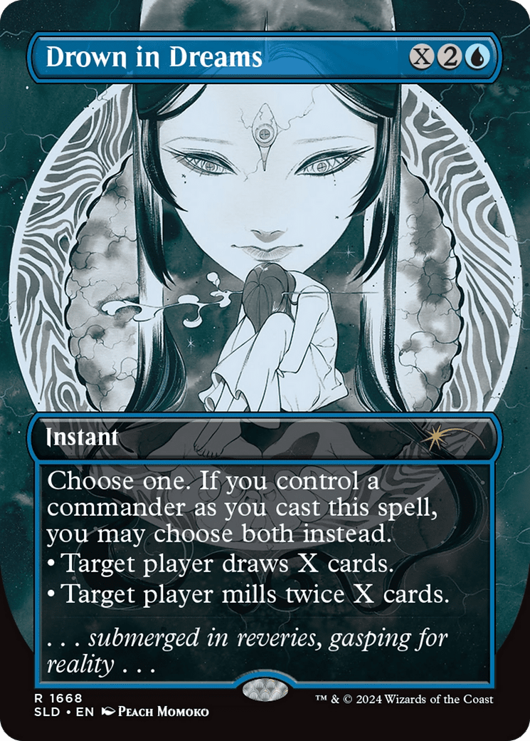 Drown in Dreams (SLD-1668) - Secret Lair Drop (Borderless) Foil