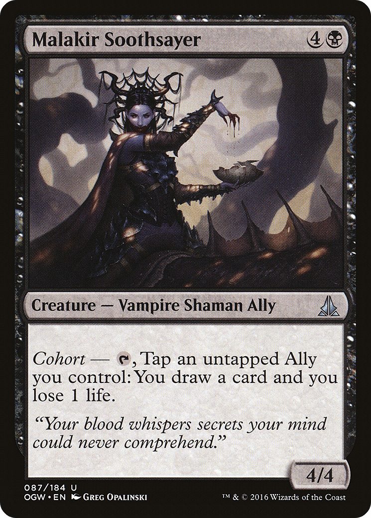 Malakir Soothsayer [Oath of the Gatewatch] Foil