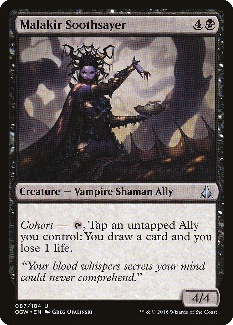 Malakir Soothsayer [Oath of the Gatewatch] Foil