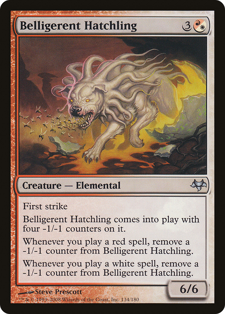 Belligerent Hatchling [Eventide] Foil