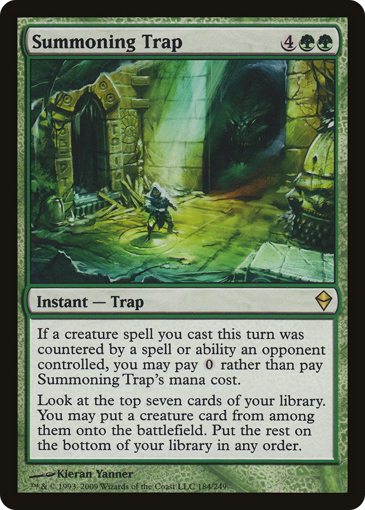 Summoning Trap [Zendikar] Foil