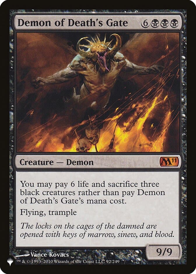 Demon of Death's Gate |  (M11-92) [The List]