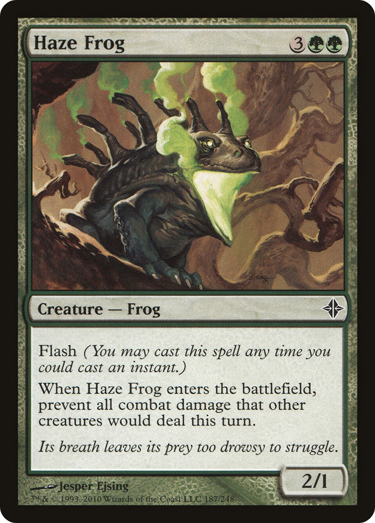 Haze Frog [Rise of the Eldrazi] Foil