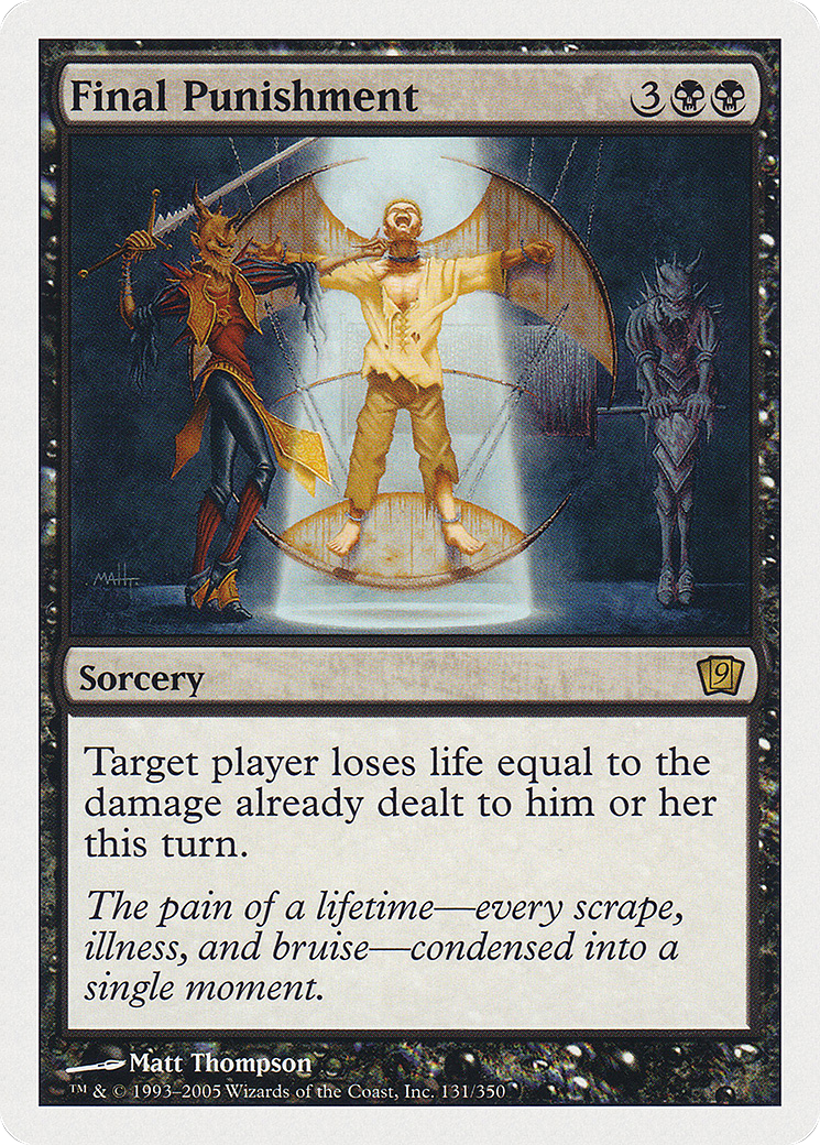 Final Punishment [Ninth Edition] Foil