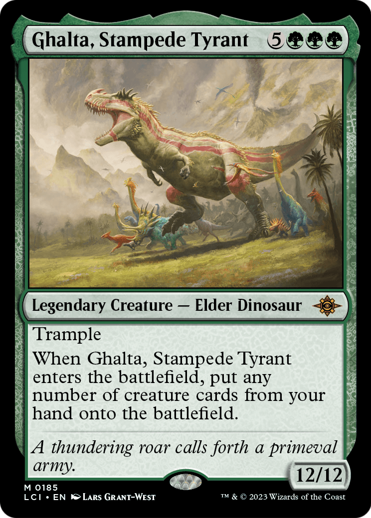 Ghalta, Stampede Tyrant [The Lost Caverns of Ixalan] Foil