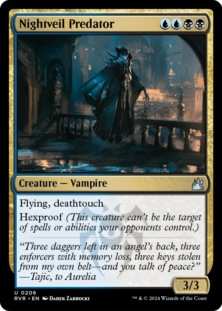 Nightveil Predator [Ravnica Remastered] Foil