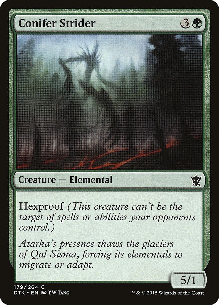 Conifer Strider [Dragons of Tarkir] Foil