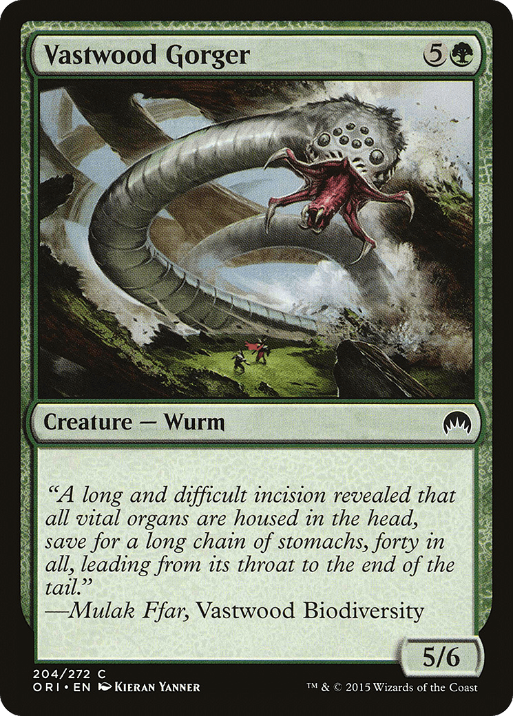 Vastwood Gorger [Magic Origins] Foil