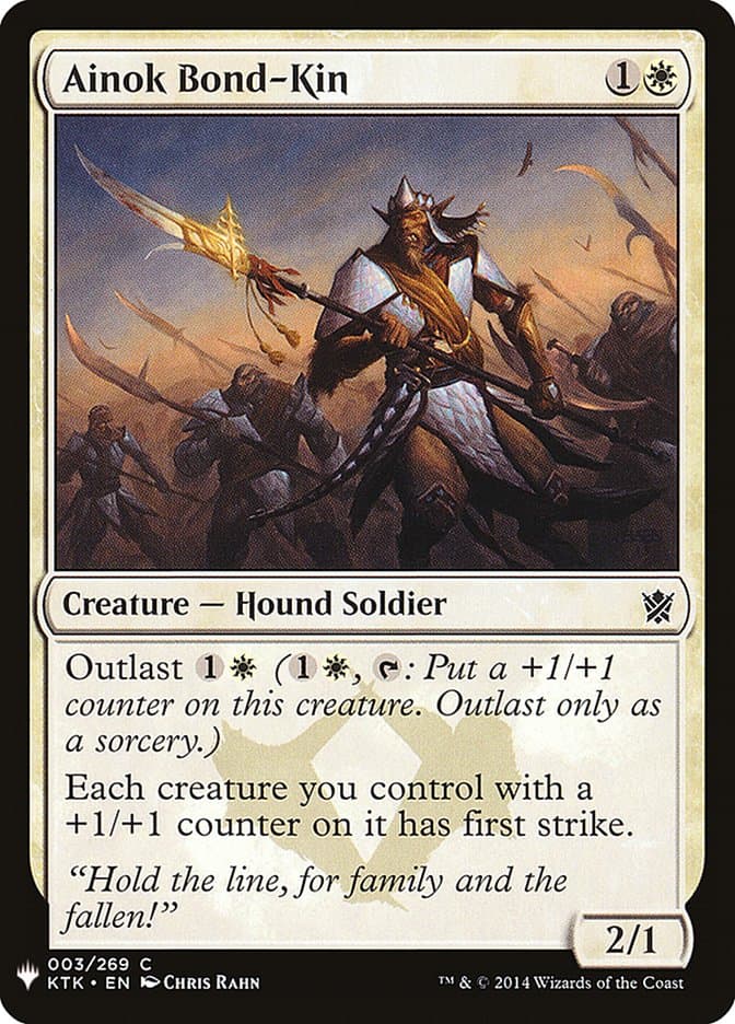 Ainok Bond-Kin |  (KTK-3) [The List]