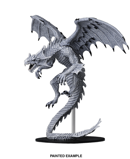 Pathfinder Battles: Deep Cuts Miniatures | Gargantuan White Dragon