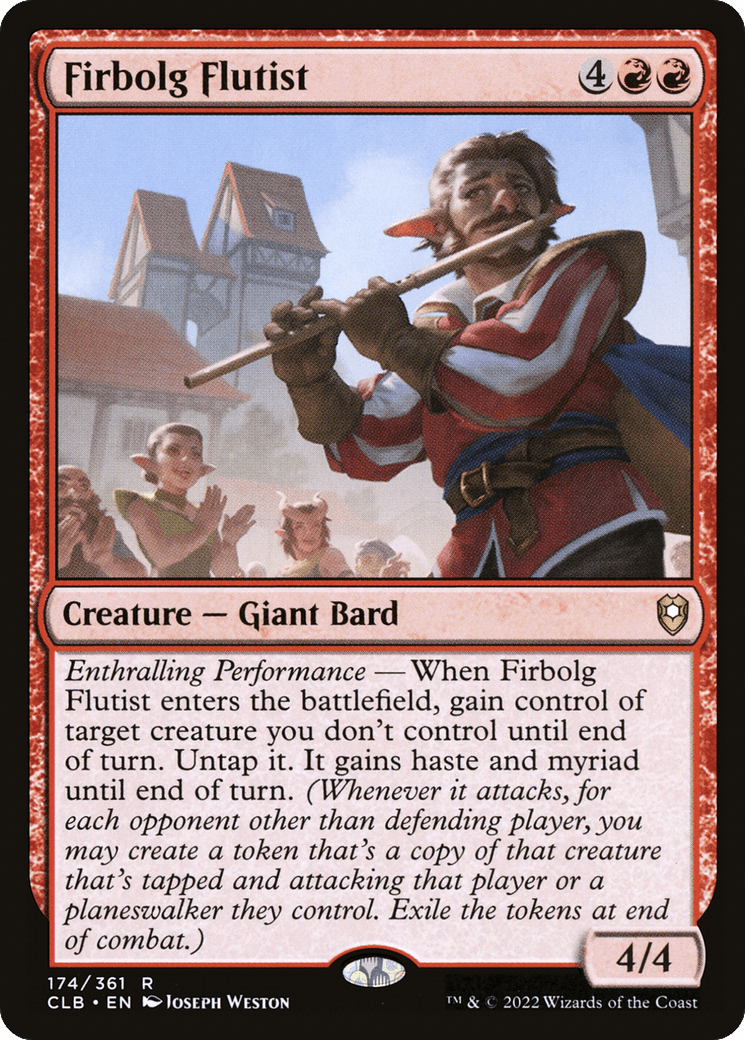Firbolg Flutist [Commander Legends: Battle for Baldur's Gate] Foil