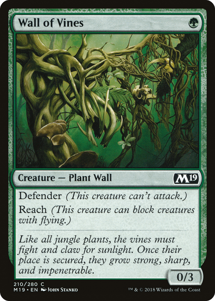Wall of Vines [Core Set 2019] Foil