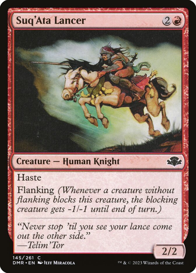 Suq'Ata Lancer 145/261 (Dominaria Remastered)  - Foil