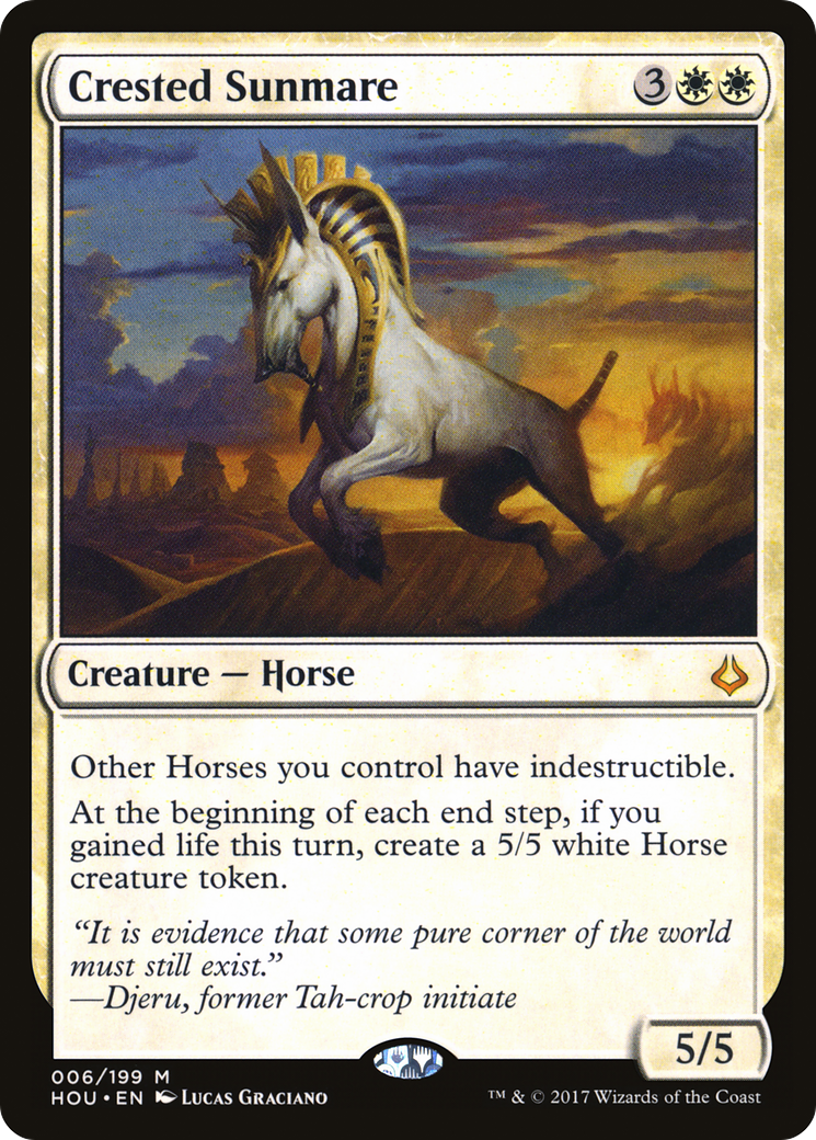 Crested Sunmare [Hour of Devastation] Foil