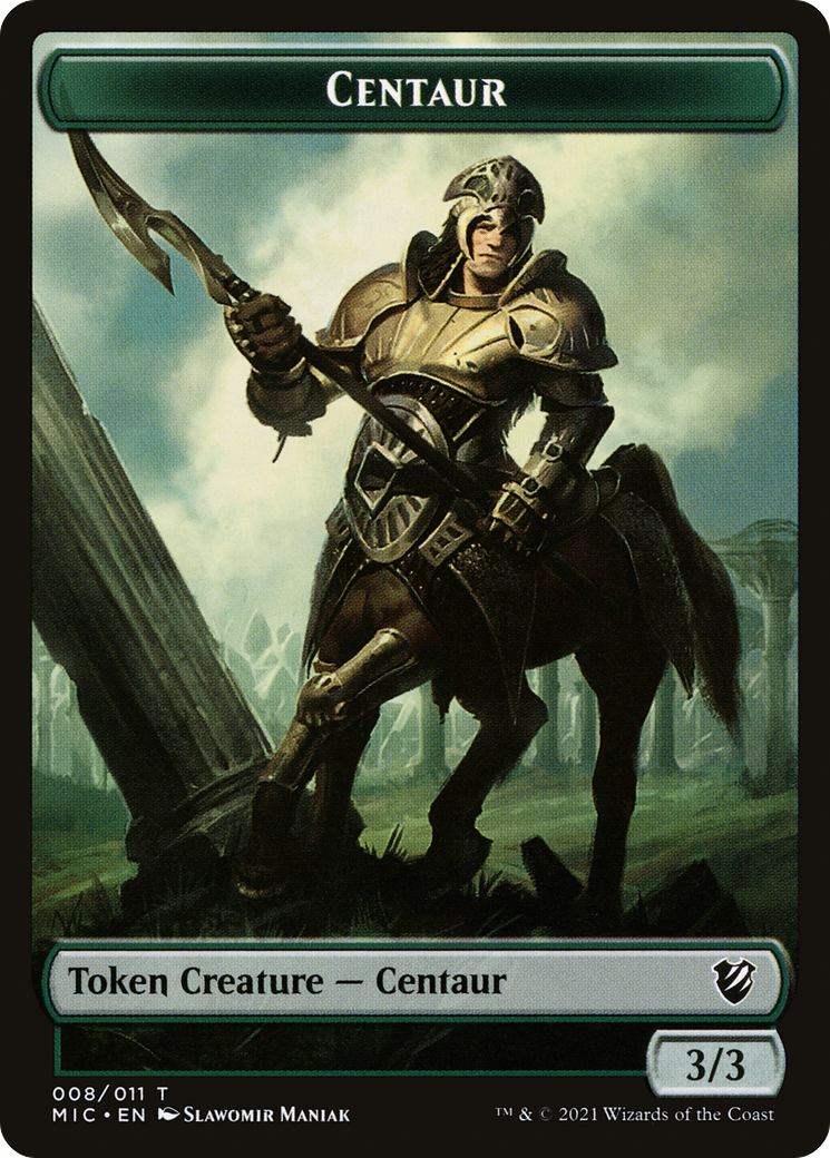 Centaur (TMIC-008) - Midnight Hunt Commander Tokens