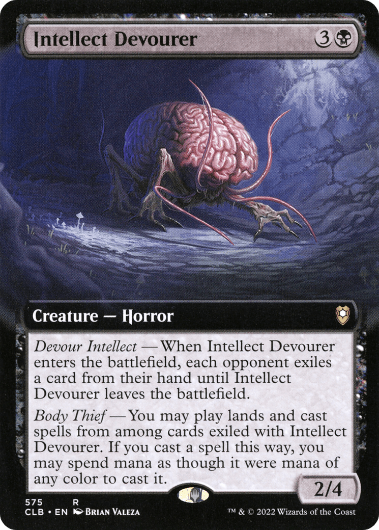 Intellect Devourer (Extended Art) [Commander Legends: Battle for Baldur's Gate] Foil