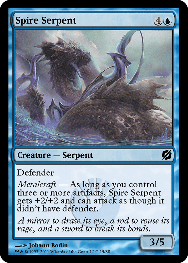 Spire Serpent (TD2-015) - Duel Decks: Mirrodin Pure vs. New Phyrexia