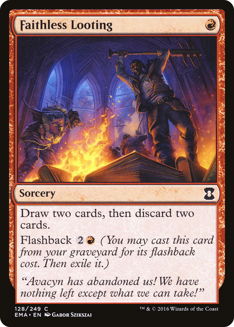 Faithless Looting [Eternal Masters] Foil