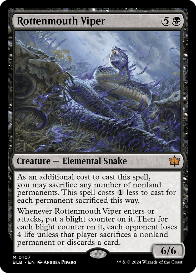 Rottenmouth Viper [Bloomburrow] Foil