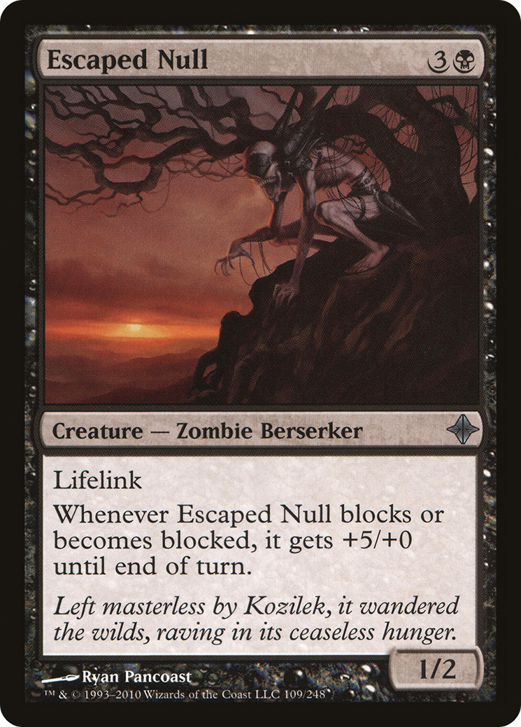 Escaped Null [Rise of the Eldrazi] Foil
