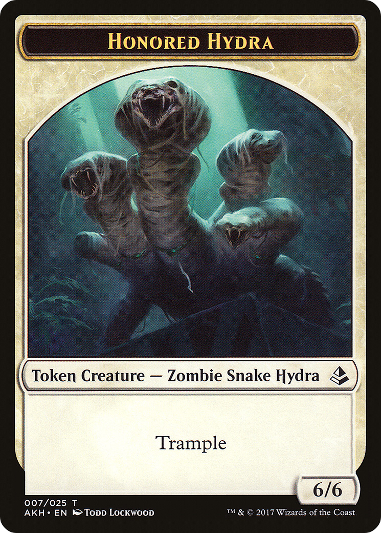 Honored Hydra (007) [Amonkhet Tokens]  Foil