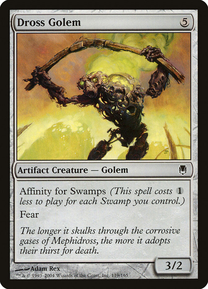 Dross Golem 119/165 (Darksteel) 