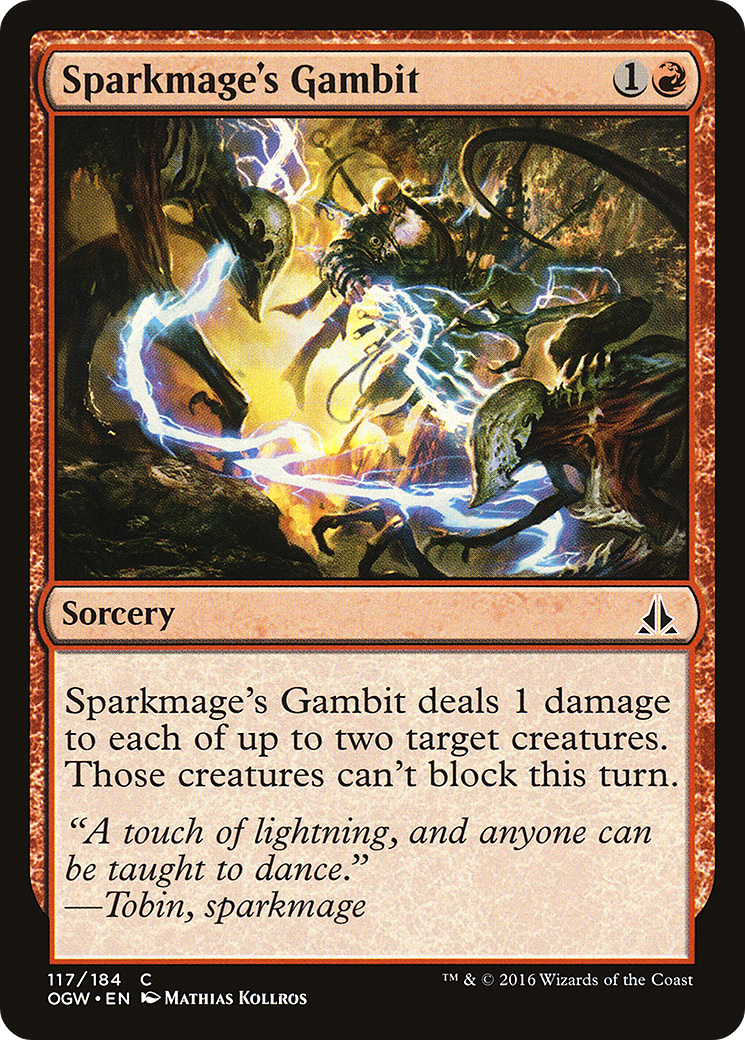 Sparkmage's Gambit [Oath of the Gatewatch] Foil