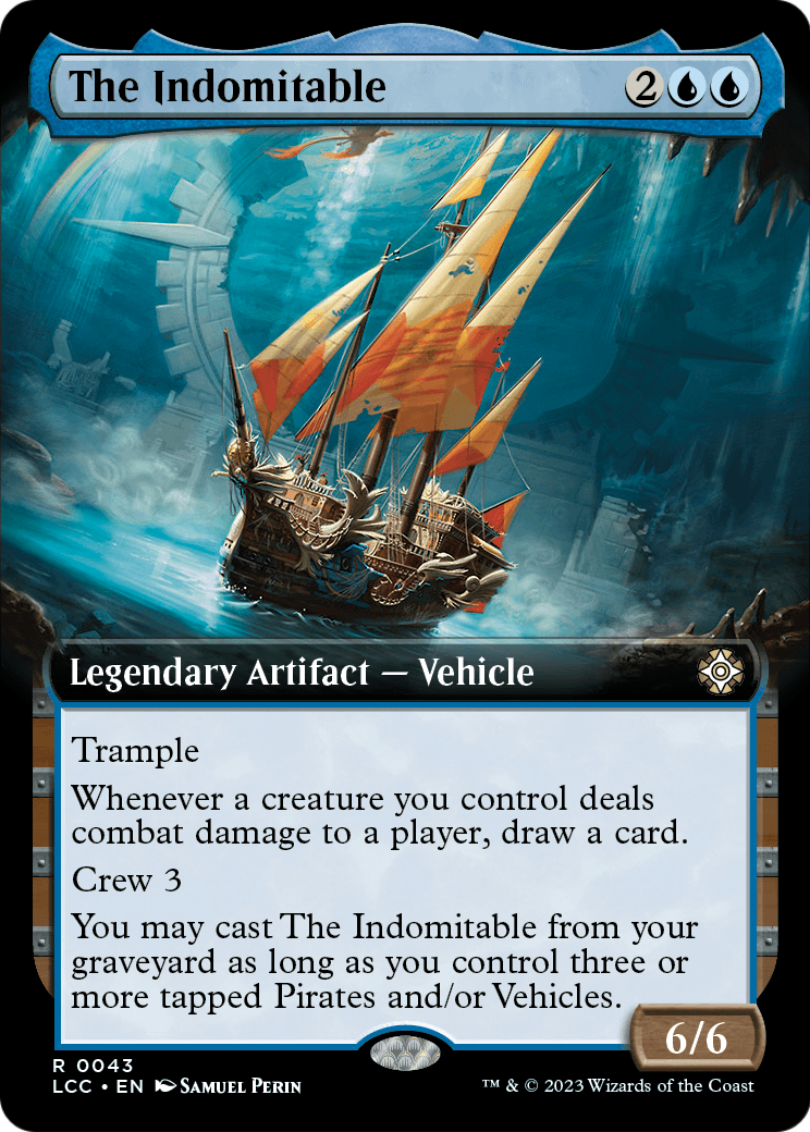 The Indomitable (Extended Art) [The Lost Caverns of Ixalan Commander] Foil