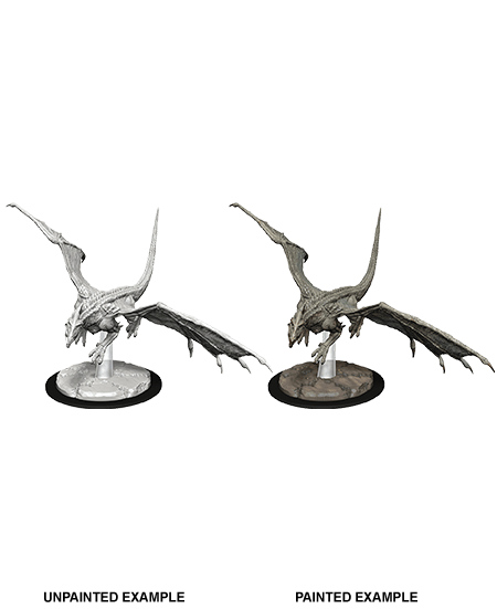 D&D Nolzurs Marvelous Unpainted Miniatures Young White Dragon