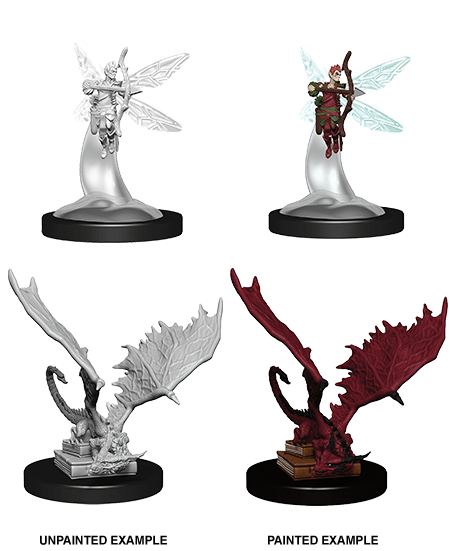 D&D Nolzur's Marvelous Miniatures | Pseudodragon & Sprite