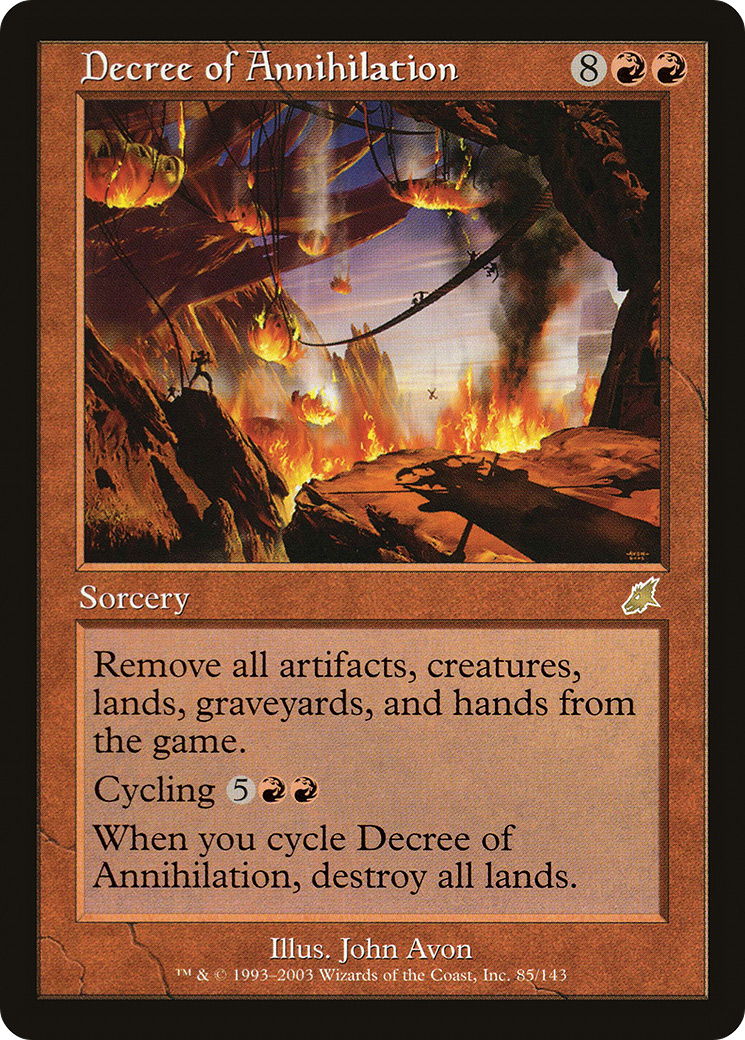 Decree of Annihilation [Scourge] Foil