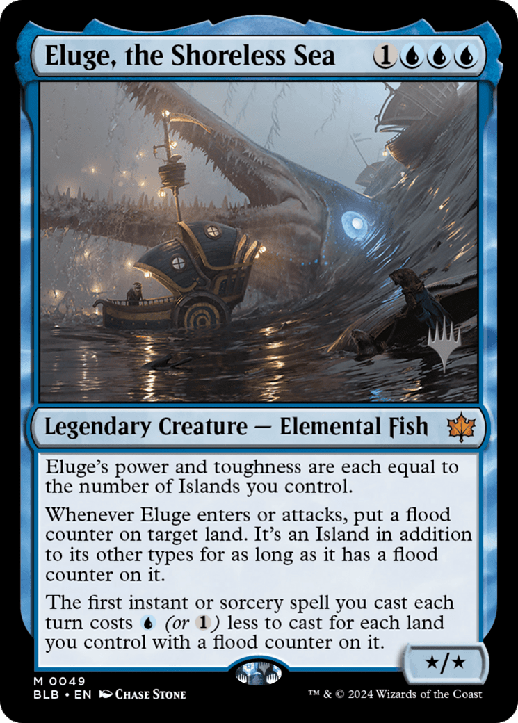 Eluge, the Shoreless Sea (Promo Pack) [Bloomburrow Promos] Foil