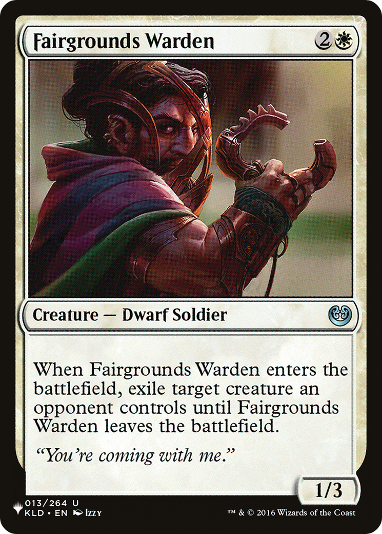 Fairgrounds Warden |  (KLD-13) [The List]