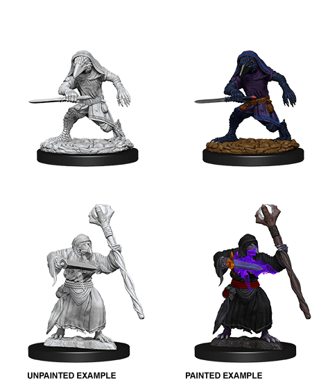 D&D Nolzurs Marvelous Unpainted Miniatures Kenku Adventurers