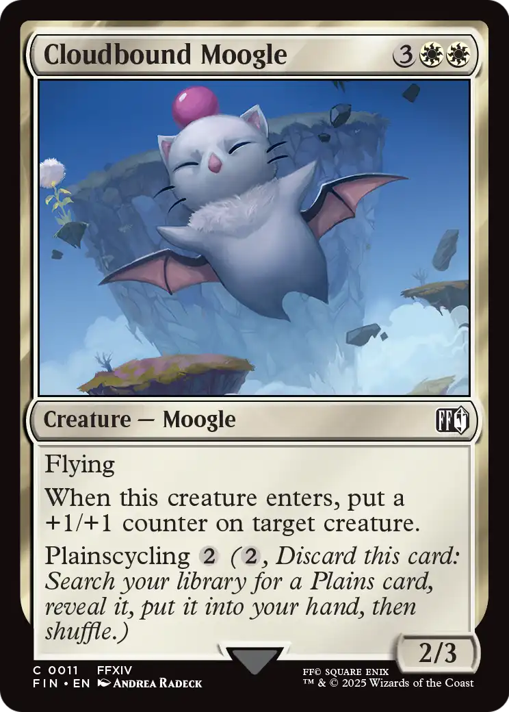 Cloudbound Moogle (011) [FINAL FANTASY]