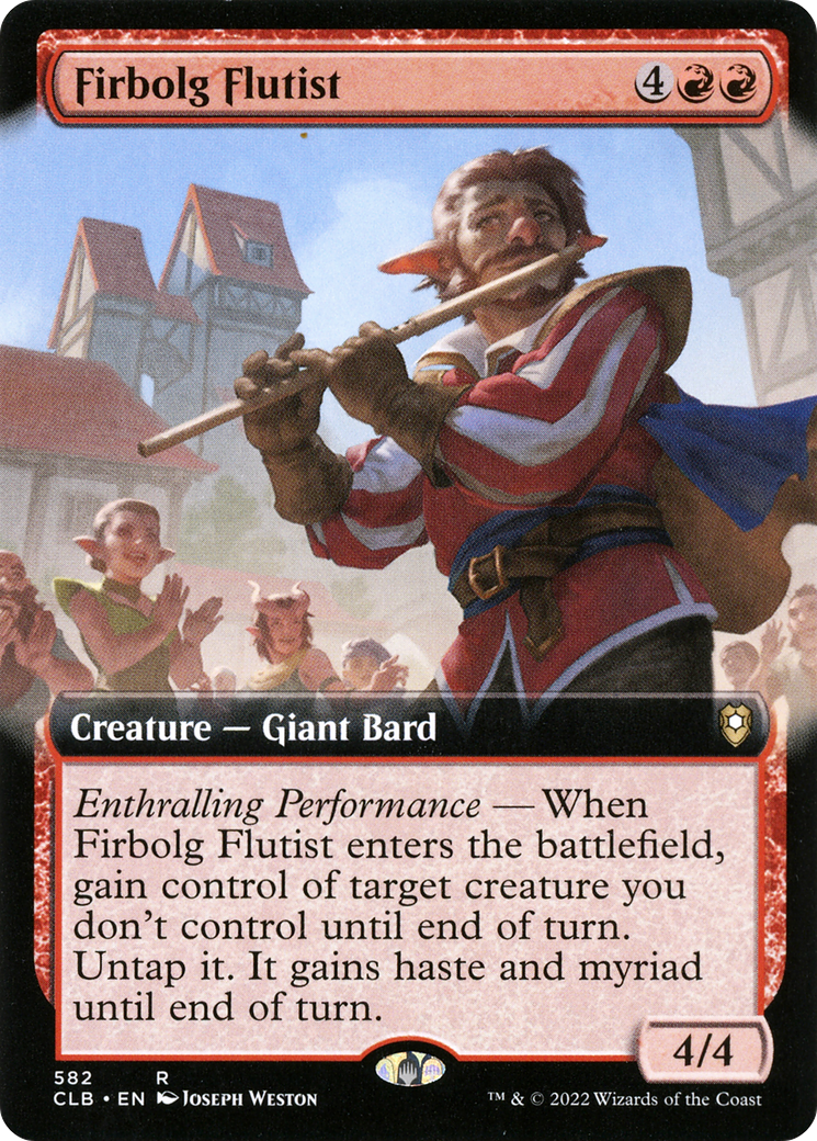 Firbolg Flutist (Extended Art) [Commander Legends: Battle for Baldur's Gate] Foil