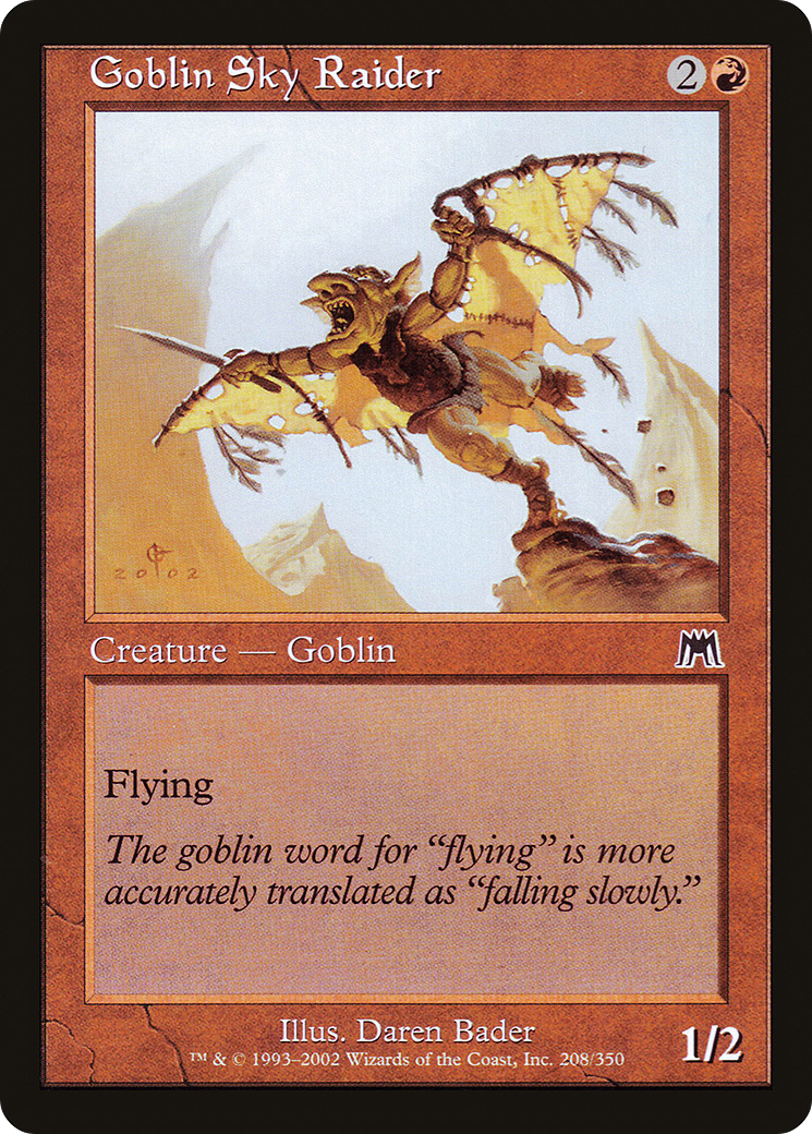 Goblin Sky Raider [Onslaught] Foil
