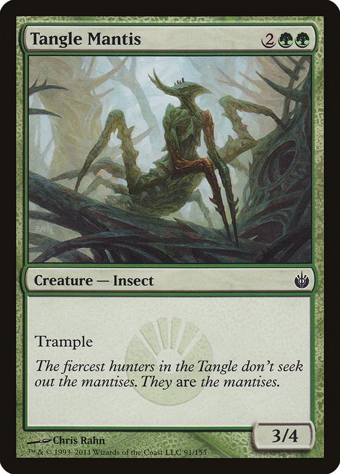 Tangle Mantis 91/155 (Mirrodin Besieged)  - Foil