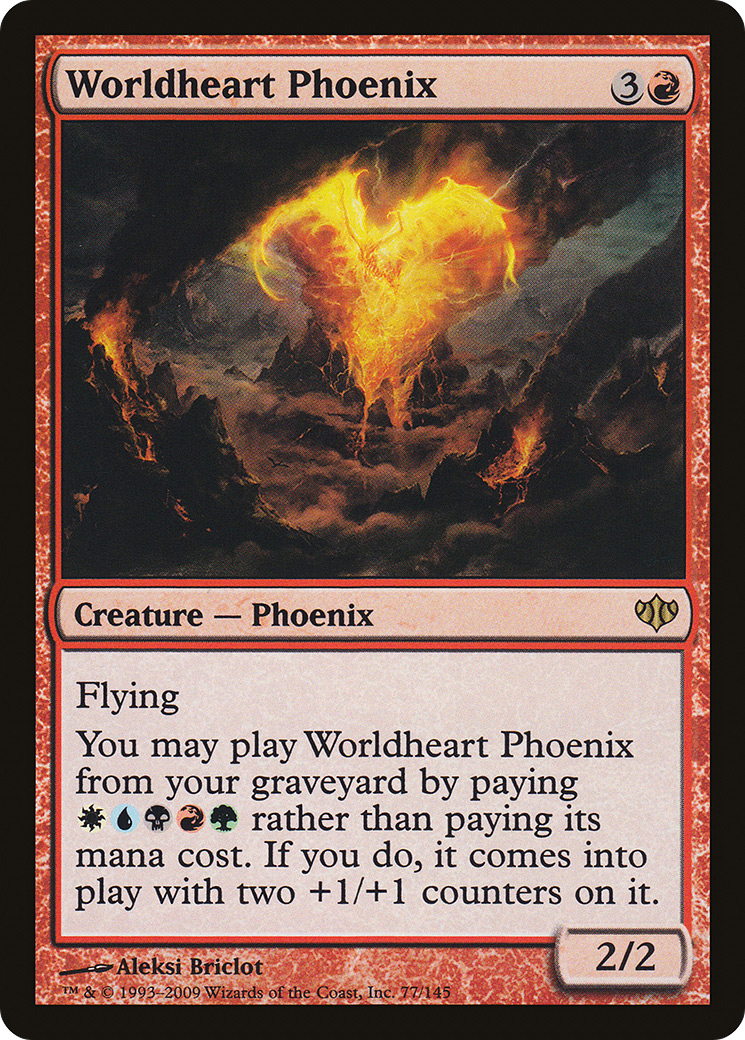 Worldheart Phoenix [Conflux] Foil