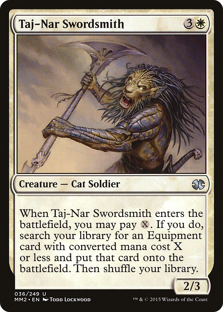 Taj-Nar Swordsmith [Modern Masters 2015] Foil