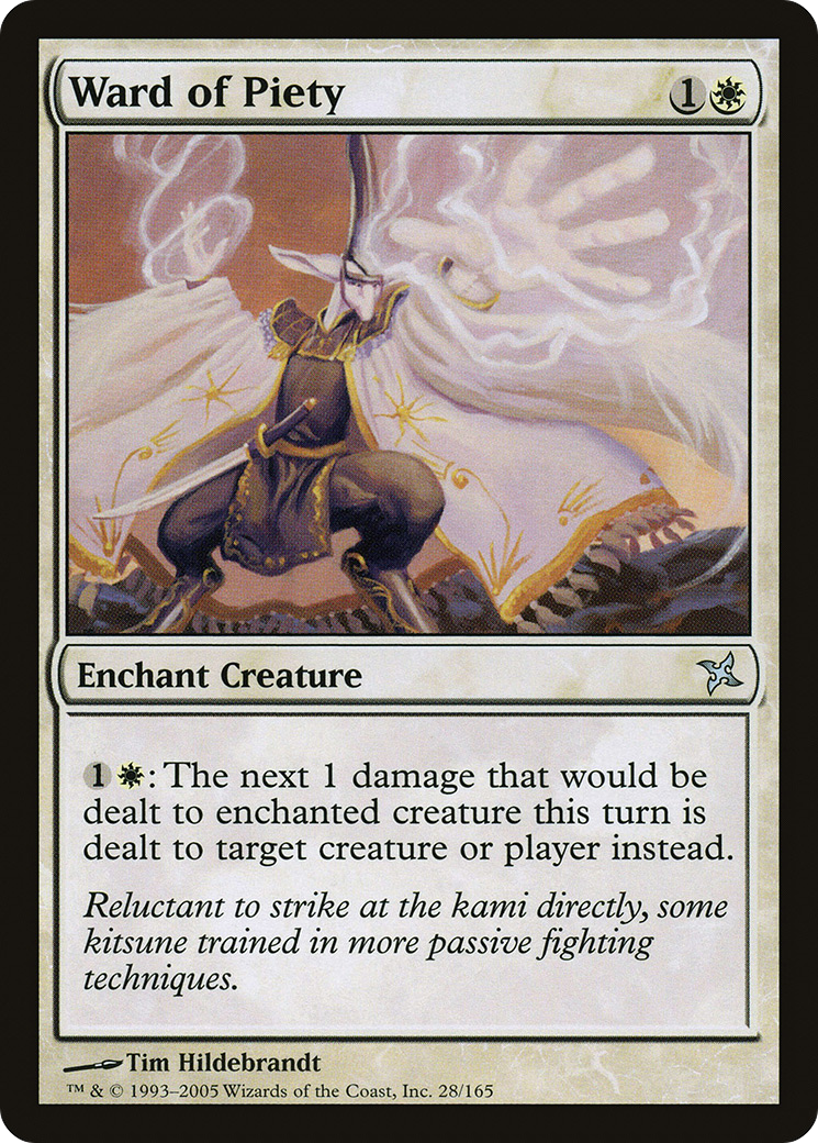 Ward of Piety [Betrayers of Kamigawa] Foil