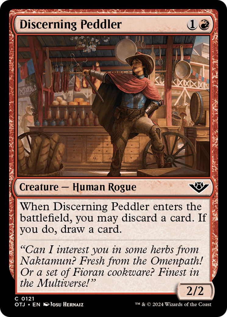 Discerning Peddler [Outlaws of Thunder Junction] Foil