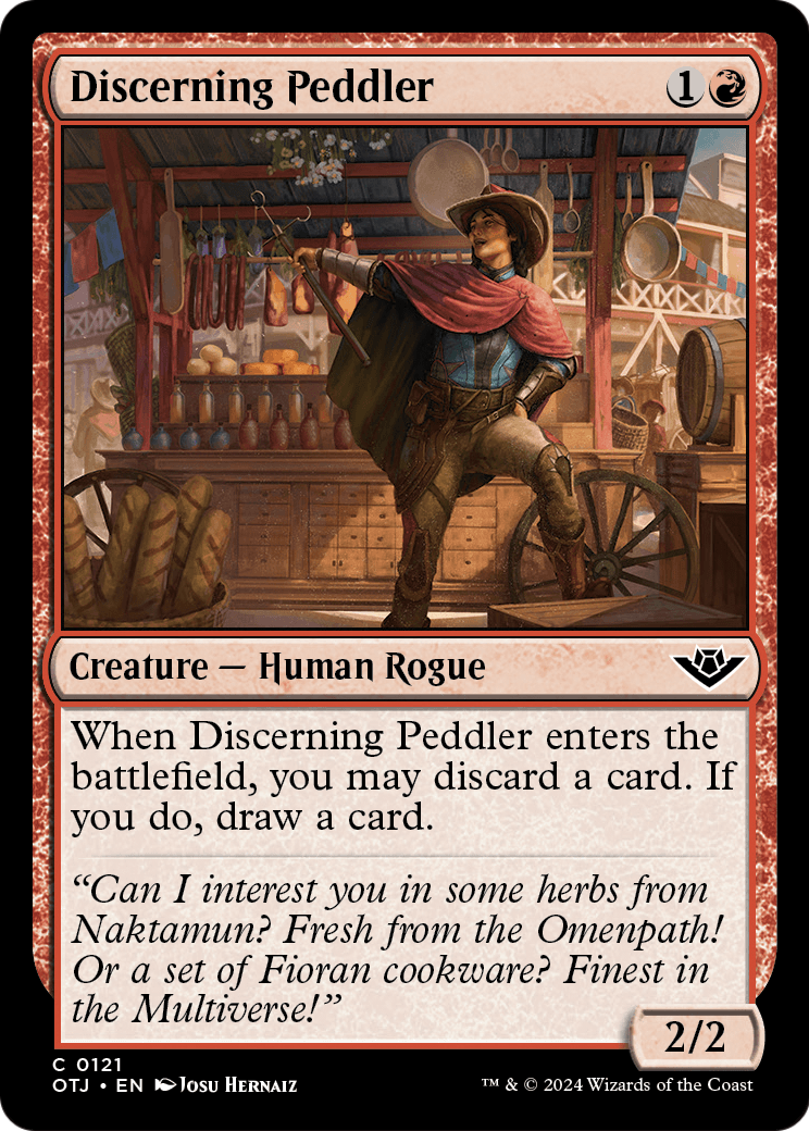 Discerning Peddler [Outlaws of Thunder Junction] Foil