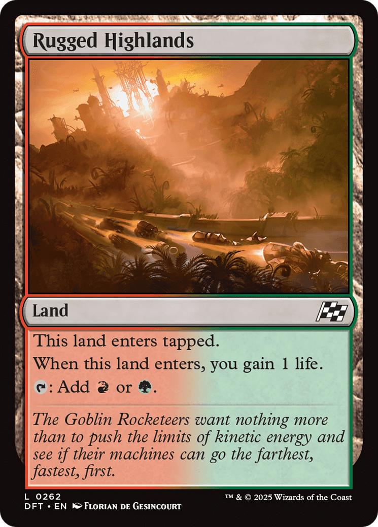 Rugged Highlands |  Foil (262) [Aetherdrift]