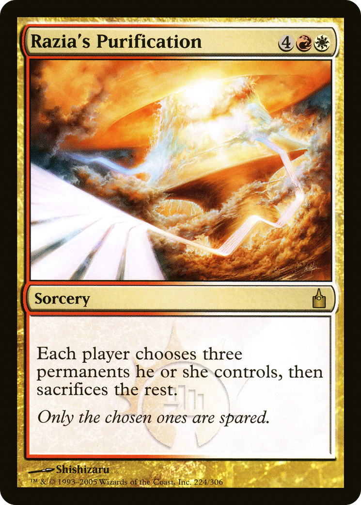 Razia's Purification [Ravnica: City of Guilds] Foil